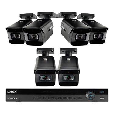 Imagem de Sistema de segurança Lorex NR9082X 8 canais w / 6 8MP LNB9232S 4K fixo bala Lens 8MP 30FPS Áudio Câmaras
