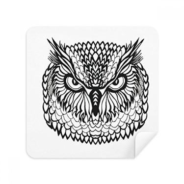 Imagem de Óculos de desenho de animais de coruja, olhos grandes, tecido de camurça, pacote com 2