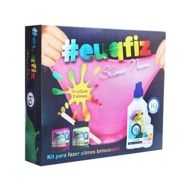 Imagem de Kit 1 Para Fazer Slime Euqfiz Slime Neon