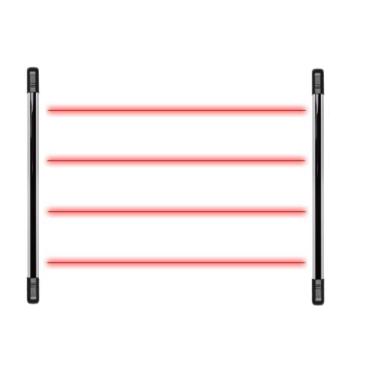 Imagem de Sensor Barreira Tipo Cerca 4 Feixes 100m IVA 7100 QUAD Intelbras