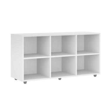 Imagem de Nicho Infantil Organizador 2x6 Movelbras Branco