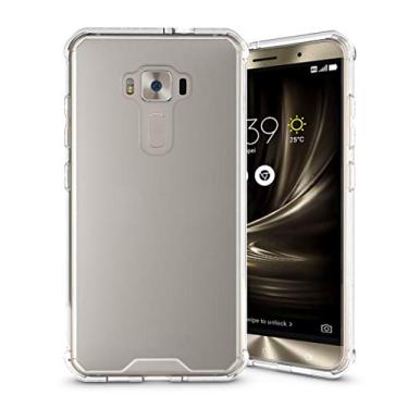 Imagem de Para asus zenfone 3 ze552kl acrílico + tpu transparente armadura de proteção