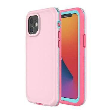 Imagem de Capa de telefone de silicone resistente ao choque fashion de cor sólida para iPhone 13 11 12 Pro Max 7 8 Plus X XS XR SE 2020, rosa, para iPhone 7Plus/8Plus