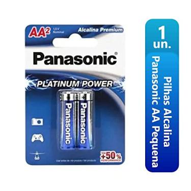 Imagem de Pilha Pequena Alcalina com 2 Unidades Premium Platinum Power Panasonic