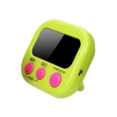 Imagem de 1 Pack Digital Kitchen Timer for Cooking Big Digits Loud Alarm Magnetic Backing Stand Cooking Timers for Baking (Verde)