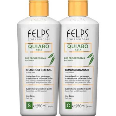 Imagem de Felps Prof. Quiabo Pós Progressiva Kit Shampoo+Condicionador