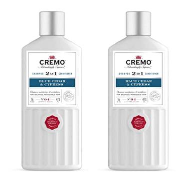 Imagem de Cremo Barber Grade Cedro Azul e Shampoo e Condicionador 2 em 1, 40 ml (pacote com 2)