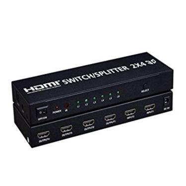 Imagem de Matrix HDMI 2x4 2 Entradas e 4 Saídas HDMI 1080p 3d
