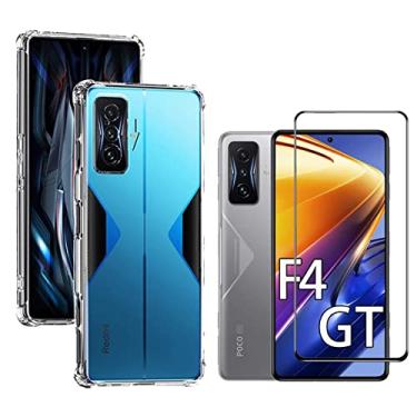 Imagem de Kit Capa Anti Shock e Película 3D Para Xiaomi Poco F4 GT
