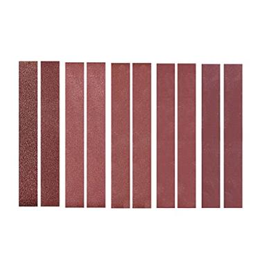Imagem de Tingpai 30x300mm Cintas de l a de 10 unidades (2 de cada 120 240 400 800 1000 Grits) Cinta de l a de óxido de alumínio L a de papel pa l adei de correia