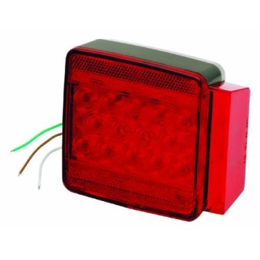 Imagem de Wesbar 6 funções, luz traseira submersível de LED direita/curva - U80, 283056