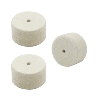 Imagem de 3 peças pedal de tambor batedores de feltro substituição pedal de tambor batedor martelo cabeça feltro almofadas acessório de percussão