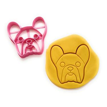 Imagem de Cortadores de Biscoito T3D Cortador de Biscoito Bulldog Francês, Adequado para Bolos, Biscoito e Fondant Molde de Biscoito para Petiscos caseiros, Cães