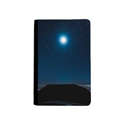 Imagem de Capa para passaporte Moon Night Sky Notecase Burse carteira porta-cartões, Multicolor