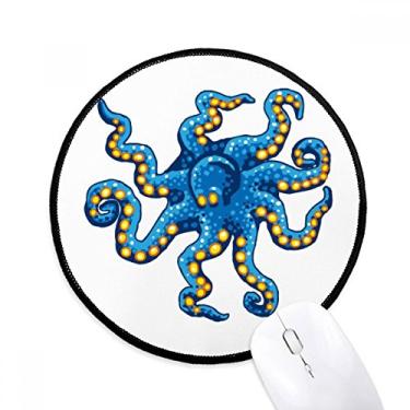 Imagem de Tapete de mouse com estampa de desenho animado azul polvo marinho para computador