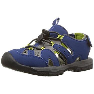 Imagem de Sandália infantil atlética de verão Burke SE Northside com bolsa impermeável e seca, Navy/Gray, 9 Toddler