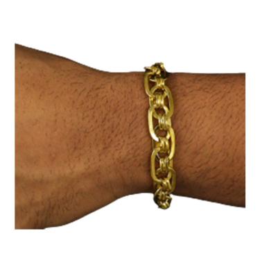 Imagem de Pulseira 10mm Imperador moeda antiga pra ostentar