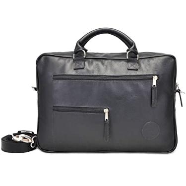 Imagem de Pasta Notebook em Couro com Alça Transversal Removível