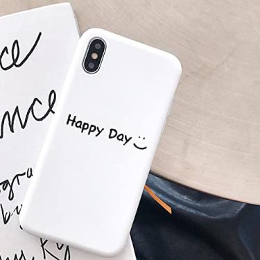 Imagem de para capa de casal Fashion Smile Face para iPhone 14 Pro 13 XS MAX XR X SE2 7 11 12 14Plus capa de telefone de silicone macio preto branco, estilo 9, para iphone 14
