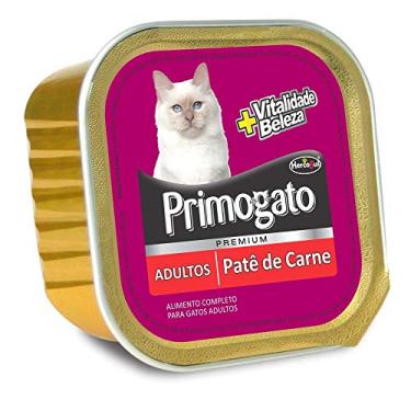 Imagem de Ração Úmida HercoSul PrimoGato Patê Sabor Carne para Gatos Adultos - 150g