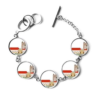 Imagem de DIYthinker Pulseira de construção de marco nacional de Coimbra de Portugal