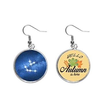 Imagem de Capable Prudent Linda Orelha de Estrelas da Sorte, Brinco de Folha de Outono