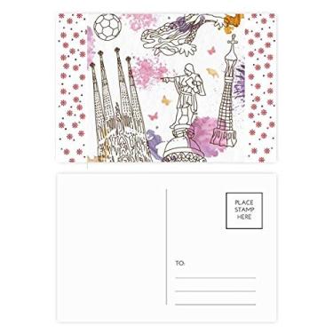 Imagem de Estátua de futebol Catedral de Barcelona Espanha Natal Natal Celebração Cartão postal Bênção Cartão postal