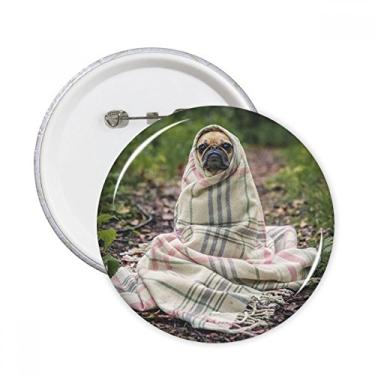 Imagem de Bulldog Imagem para fotografia de animais de estimação, pinos redondos, emblema, decoração de roupas, 5 peças, presente