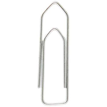 Imagem de Clips Galvanizado, Bacchi, 2/0, Aço, 10x32mm, Linha Leve, Pacote com 10 Caixinhas de 100 Unidades