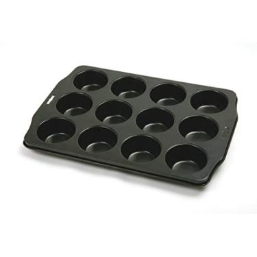 Imagem de Norpro Forma antiaderente para 12 muffins de 8 cm, conforme mostrado