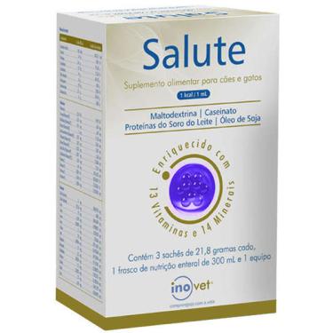 Imagem de Dieta Inovet Salute para Nutrição Enteral - 10 Sachês de 21,8 g