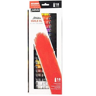 Imagem de Pébéo Estojo Tinta a Óleo 18 Tubos 12ml,668110, Colorido