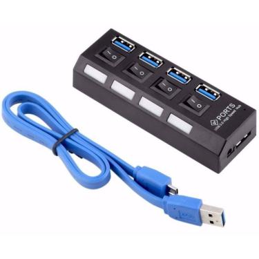 Imagem de Hub USB 3.0 4 Portas GV, C/ Fonte -  HUB.466