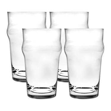 Imagem de Jogo de 4 copos para cerveja Nonic em cristal ecológico 400ml A15cm
