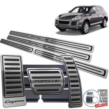 Imagem de Descanso Pedaleira Soleira Baixo Relevo Cayenne 2008 a 2010