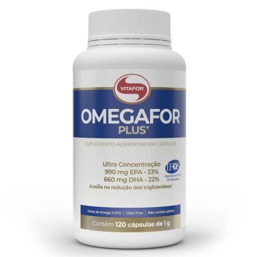 Imagem de Suplemento Alimentar Omegafor Plus Ômega 3 - 120 cápsulas Vitafor 