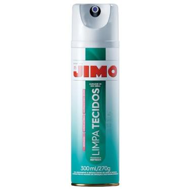 Imagem de JIMO Limpa Tecido Sofá Tapete Forro Bancos Hidrata Perfuma Neutraliza Odores Aerossol 300ml
