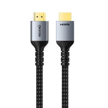 Imagem de Cabo Hdmi 2.1 Ultra High Speed De 2 Metros Em Nylon Geonav