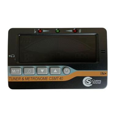 Imagem de Afinador Metrônomo Gerador de Tom Custom Sound CSMT 40