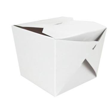 Imagem de Embalagem Caixa Box Branca Gg (1000 Ml) C/ Divisória  - 100 Unidades -