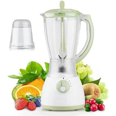 Imagem de Blender Smoothie Maker, misturador profissional de smoothie de alta velocidade de 1000 W com velocidades ajustáveis ​​e jarra de 1,5L, liquidificador profissional de processador de alimentos