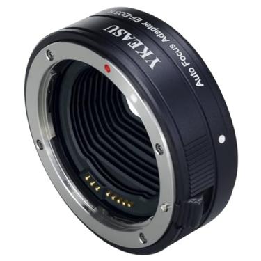 Imagem de YKEASU Adaptador de Montagem de Lente EF-EOS R Compatível com Lentes Canon EF/EF-S Series e Câmeras EOS R, RP, R3, R5, R6, R6 Mark II, R7, R8, R10, R50, R100