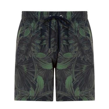 Imagem de Short Dudalina Masculino D'Água Florais Verde Militar-Masculino