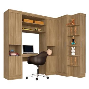 Imagem de Guarda Roupa Modulado Com Penteadeira Cleo Boreal - Móveis Arapongas Boreal