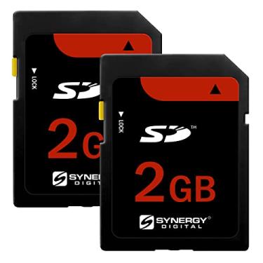 Imagem de Cartão de memória para câmera digital Canon Powershot A620 2 GB cartão de memória padrão Secure Digital (SD) (1 pacote duplo)