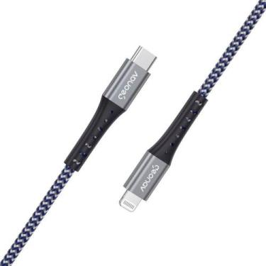 Imagem de Cabo Lightning USB-C 2m Carga Rápida LIUC02K Geonav