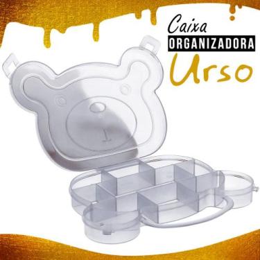 Imagem de Caixa Organizadora Urso - Para Miçangas E Pérolas - 07 Nybc