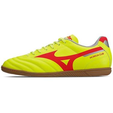 Imagem de Chuteira Futsal Masculina Mizuno Morelia Club IN, Amarelo, 39