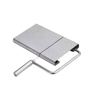 Imagem de Cortador Fatiador Multifuncional Manual Para Queijo Manteiga Aço Inoxidável