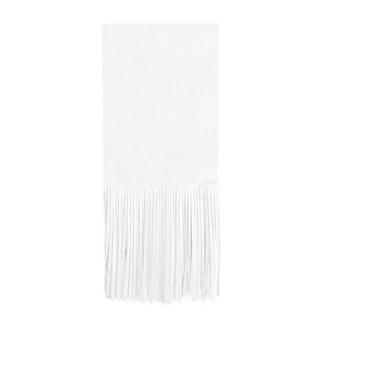 Imagem de Kit Papel de Bala Seda com 2 Franjas Branco c/48un p/ Balas - Lynx pro